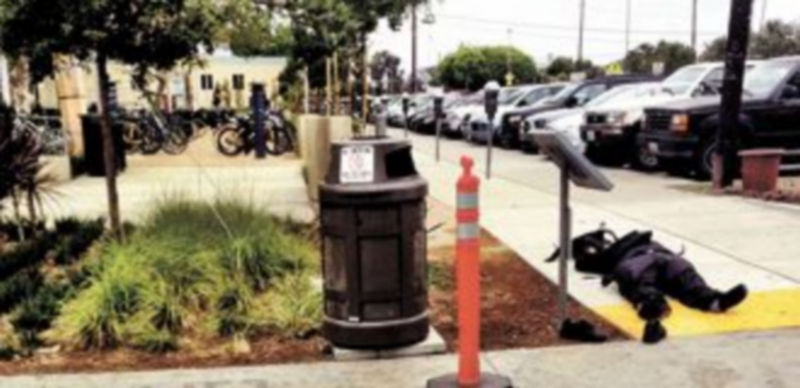 Imagen del presunto autor de los disparos de Santa Mónica