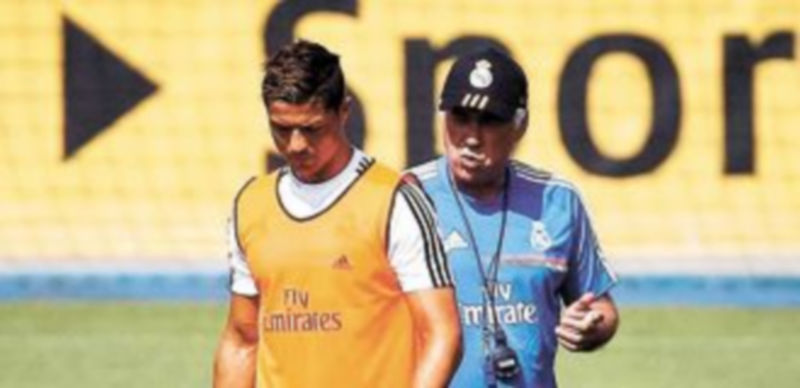 El atacante portugués ya está trabajando a las órdenes de Ancelotti. / Efe