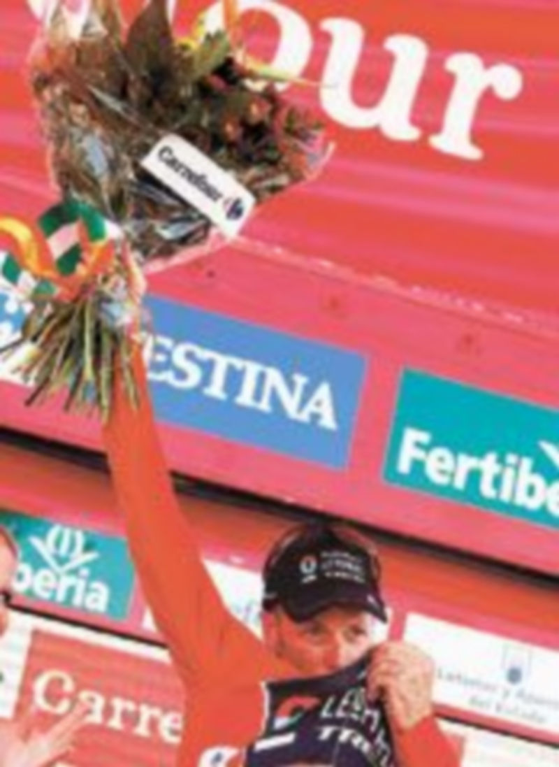 El norteamericano fue el mejor en el Alto de Hazallanas. / Efe