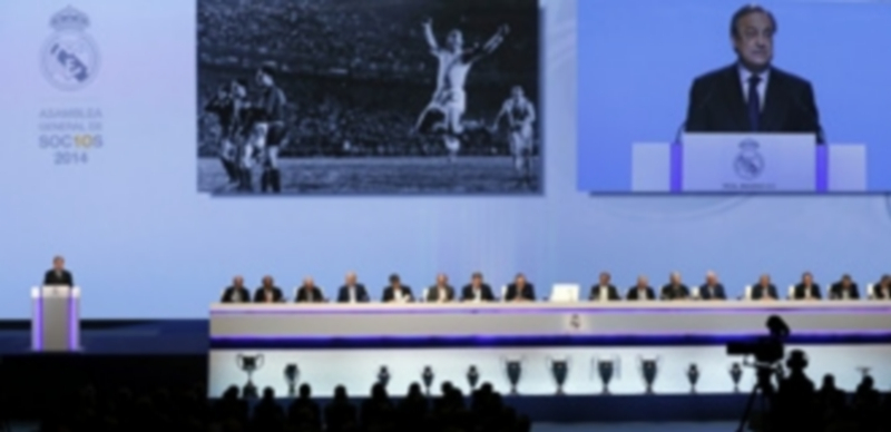 El presidente del Real Madrid