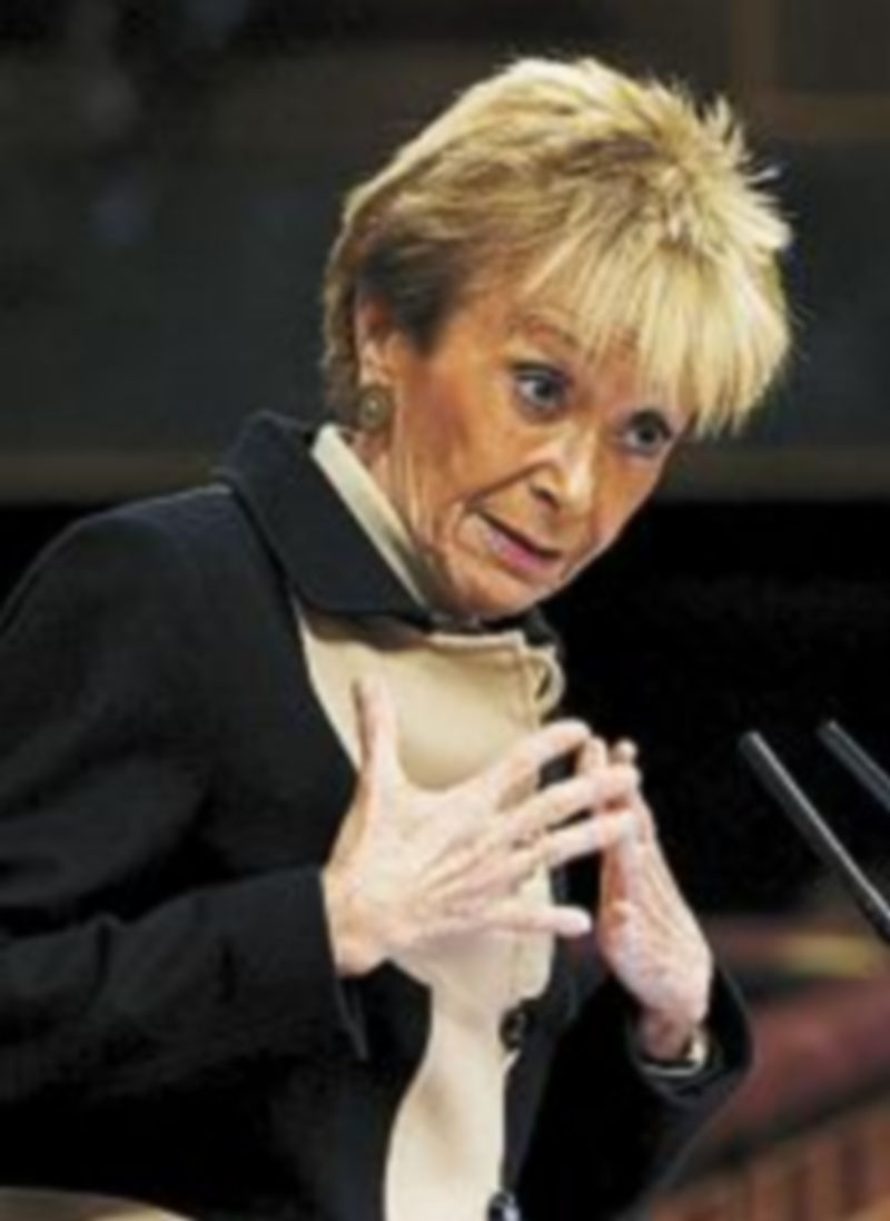 María Teresa Fernández de la Vega.