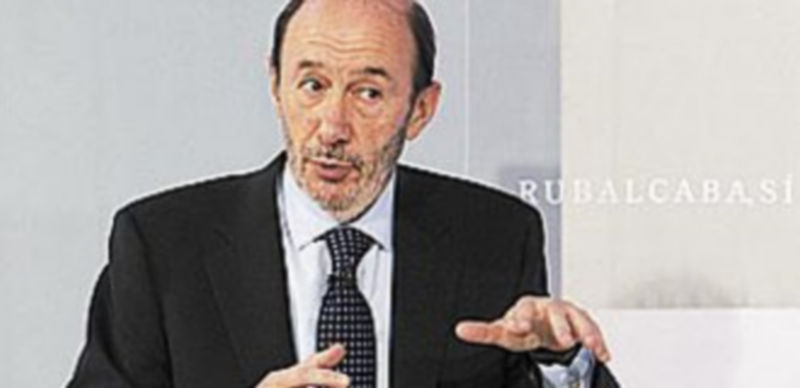 Alfredo Pérez Rubalcaba.