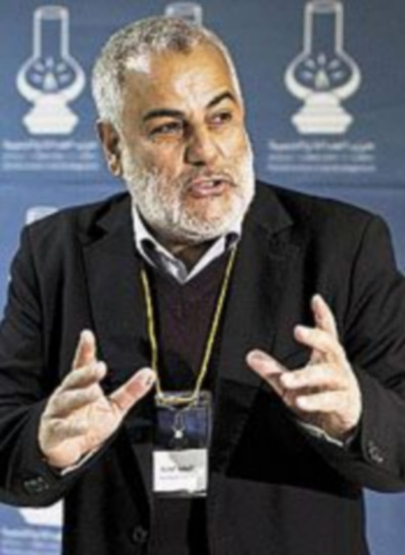 El líder del partido islamista.