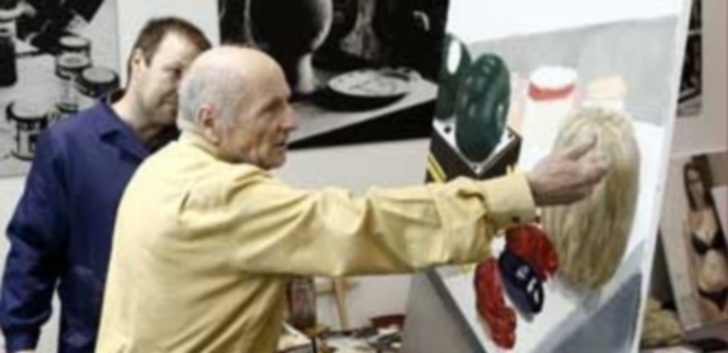 El pintor Antonio López se encuentra inmerso en varios proyectos junto al artista Juan José Aquerreta. / Efe