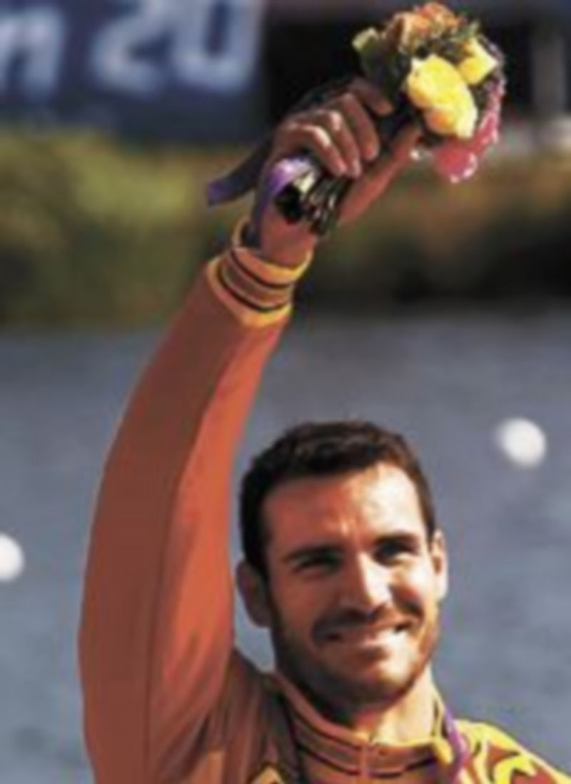 Craviotto se proclamó subcampeón olímpico en k-1 200.  /  Reuters