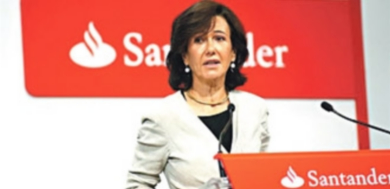 La presidenta del Banco Santander