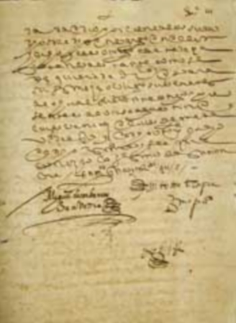 La obra ‘Autógrafos de Miguel de Cervantes Saavedra’ explora la caligrafía del autor de ‘El Quijote’. / Agencias