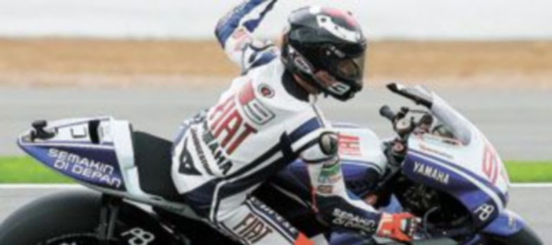 El piloto español del equipo Fiat Yamaha en la categoría de Moto GP