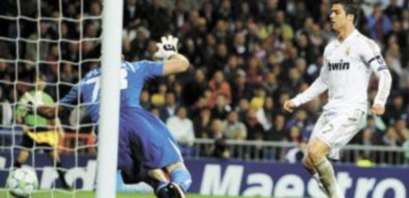 Cristiano Ronaldo abrió la lata chipriota en el Bernabéu al rematar