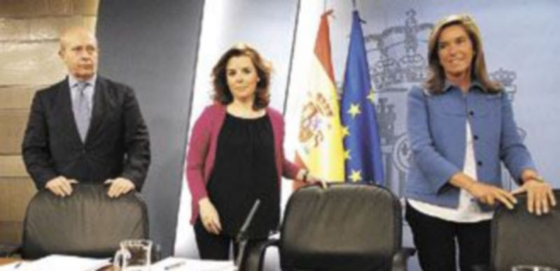 La vicepresidenta primera del Gobierno