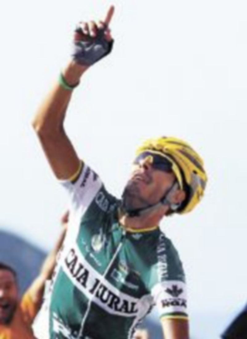 Antonio Piedra finalizó con éxito una escapada de 40 kilómetros. / Reuters