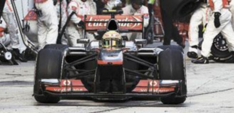 Hamilton se equivocó y entró en el ‘box’ de su exequipo