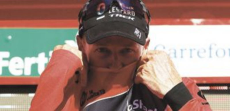 El corredor norteamericano arrebató el maillot rojo al italiano Nibali. / Javier Lizón (Efe)