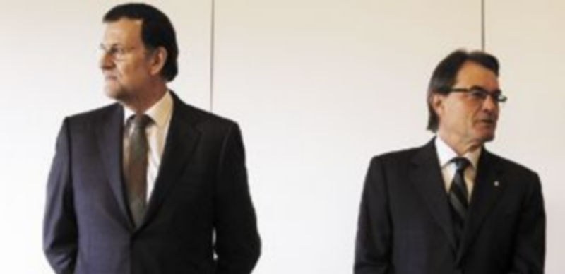 Mariano Rajoy y Artur Mas