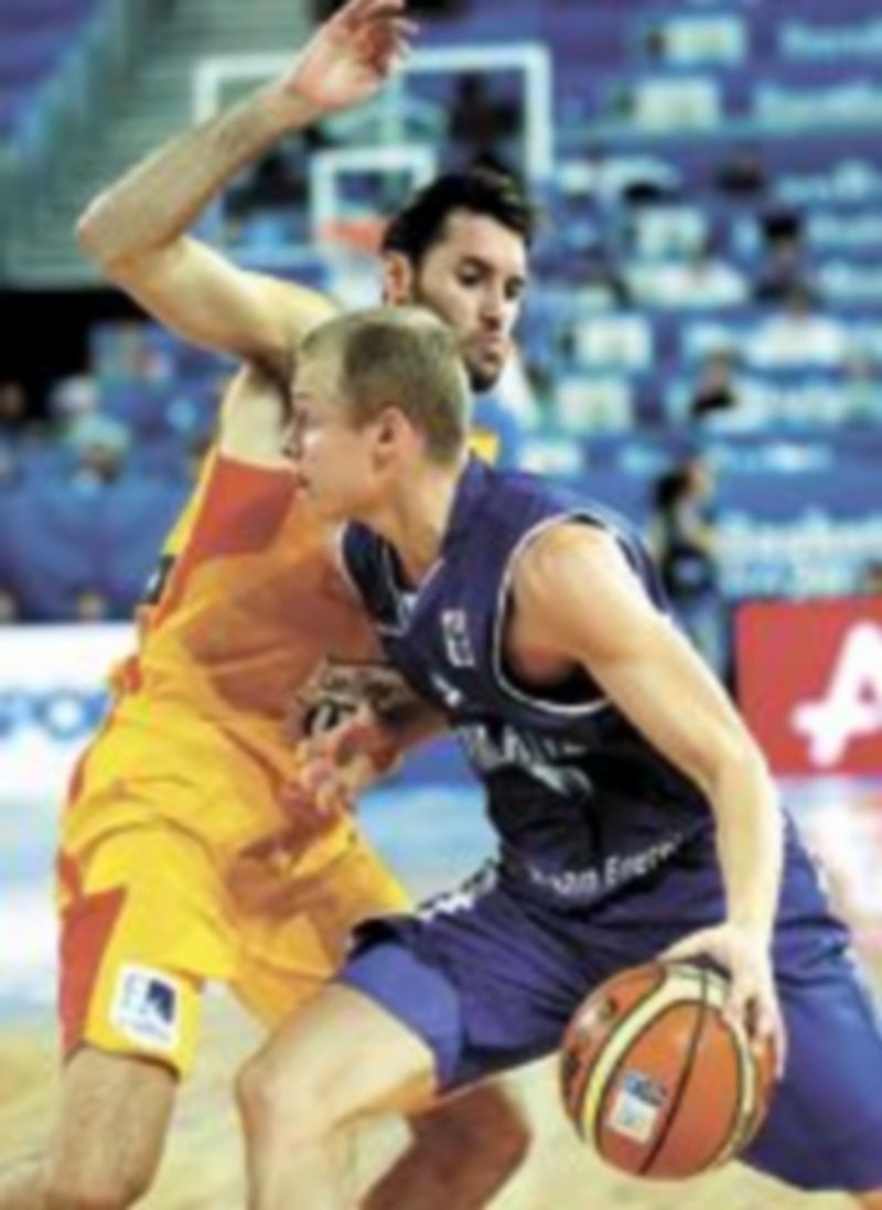 Rudy Fernández únicamente anotó seis puntos ante Finlandia. / A. Babani (Efe)