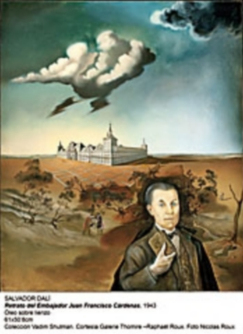Retrato del Embajador Juan Francisco Cárdenas por Salvador Dalí. / Efe