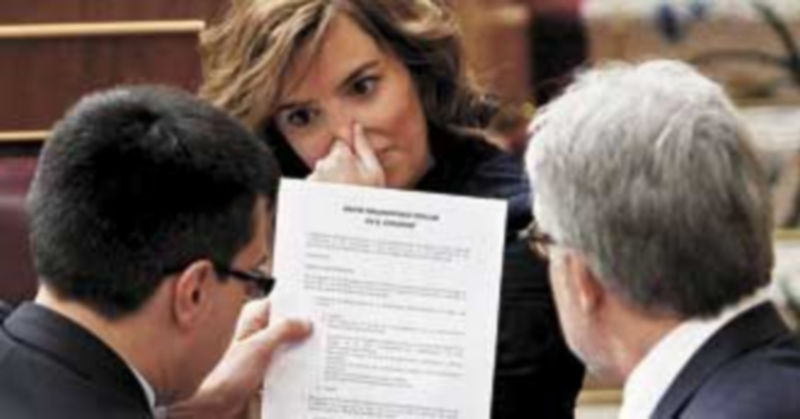 La portavoz del PP en el Congreso