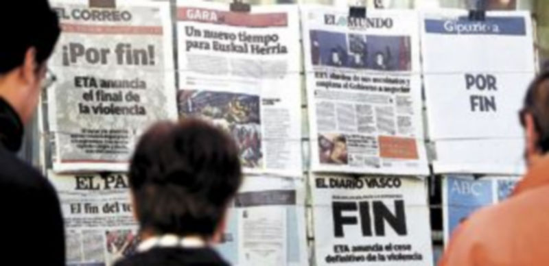 Las encuestas del CIS se efectuaron dos semanas después de que la organización criminal anunciara el cese definitivo de su ‘actividad armada’. / Efe.