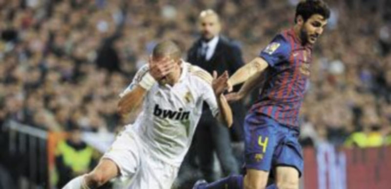 Durante la disputa del clásico