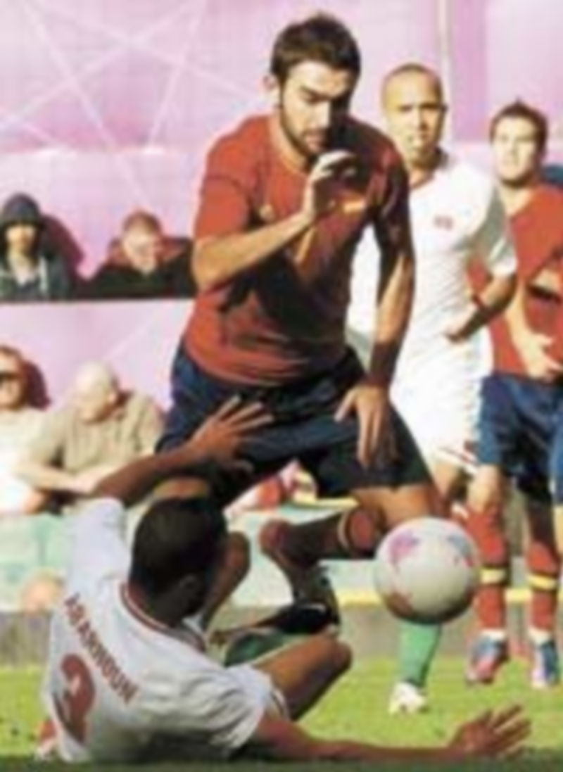 El ‘colchonero’ Adrián estrelló dos balones en el poste. /  Reuters