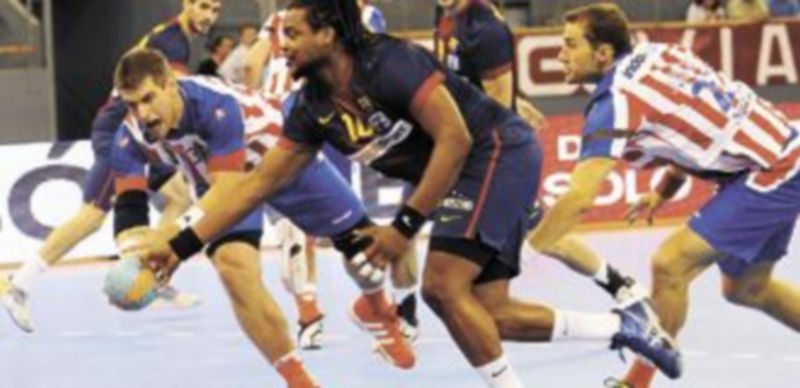 Los jugadores del conjunto catalán se mostraron más acertados que los rojiblancos. / E. Press