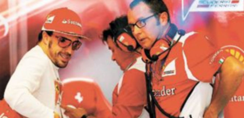 Domenicali se mostró contento con el segundo puesto de Alonso en Melbourne. / Reuters