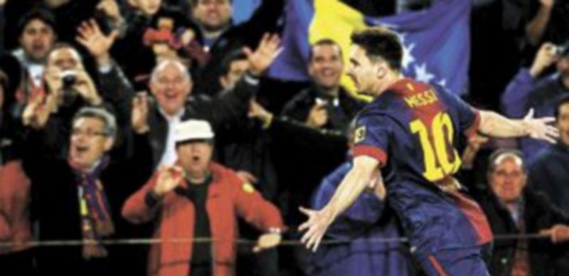 El argentino fue el artífice de la victoria contra el Betis en el Camp Nou. / Reuters