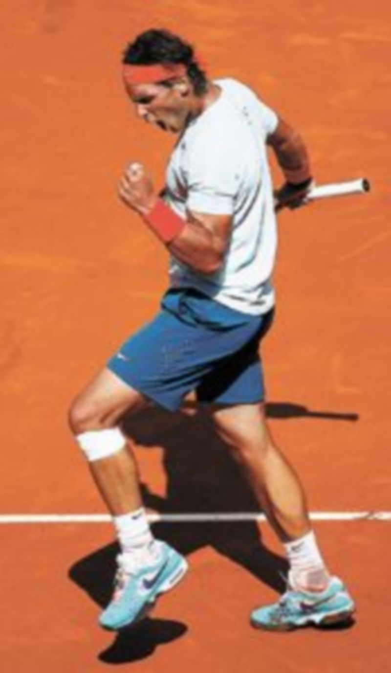 El balear demostró que en tierra se mueve como ‘pez en el agua’. / Reuters