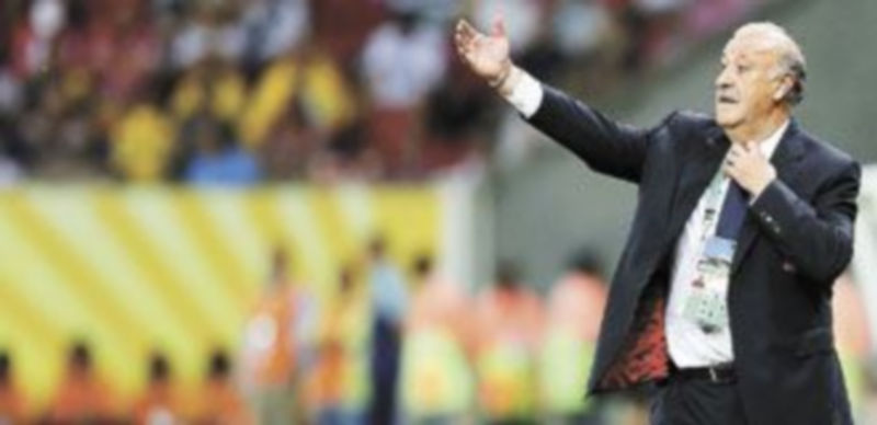 El salmantino reconoce que uno de los peores momentos al frente de la ‘roja’ fue tras caer ante Suiza en el primer partido del campeonato celebrado en Sudáfrica. / Efe