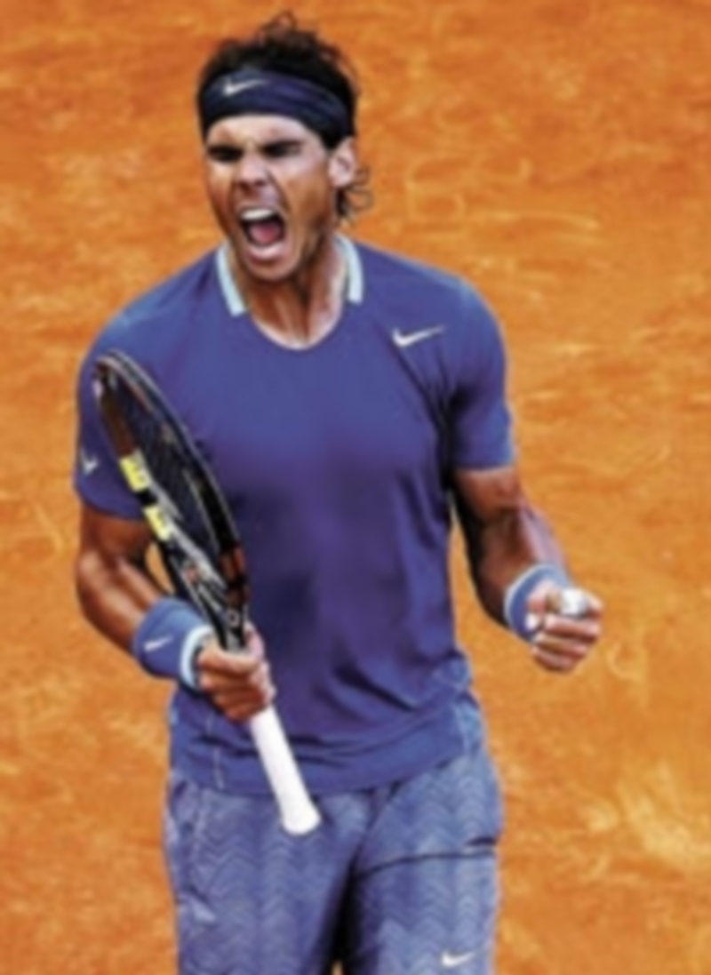 El número uno del mundo se hizo con el título en Madrid después de que su rival se lesionara. / A. Comas (reuters)