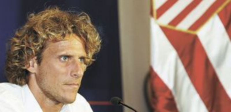 Forlán recordó los mejores momentos vividos en el equipo. / B. Rodríguez (Efe)