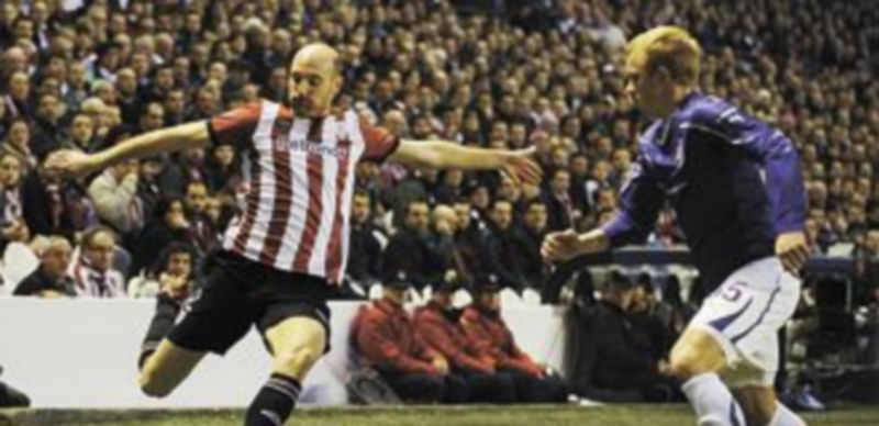 El Athletic volvió a pasarlo mal para imponerse al Lokomotiv en Bilbao. / Reuters.