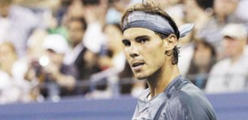 Nadal festeja su triunfo frente al ‘carioca’ Silva. / Reuters