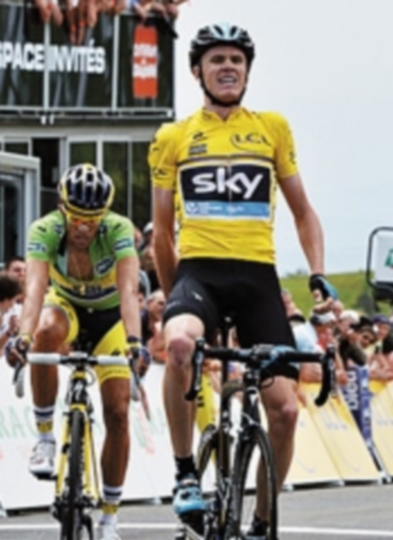 Contador y Froome.