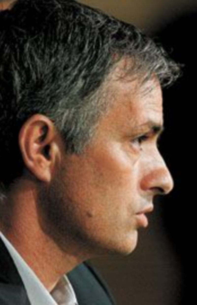 El técnico portugués Jose Mourinho