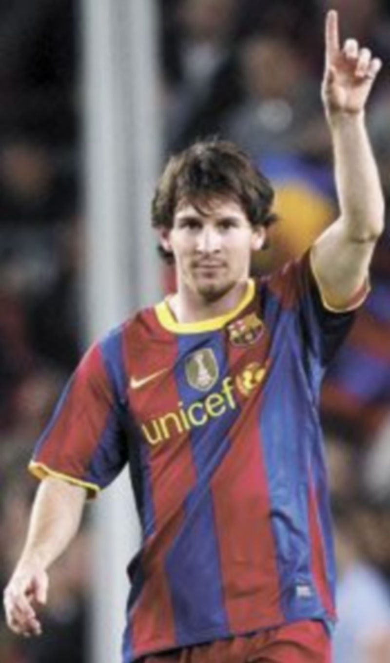 El atacante argentino firmó los dos tantos del conjunto azulgrana. / Reuters