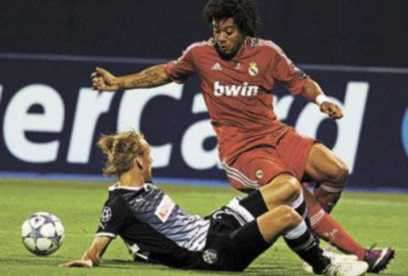 Di María firma los puntos 1 Di María anotó el único tanto del conjunto de Mourinho en la capital croata. / Efe