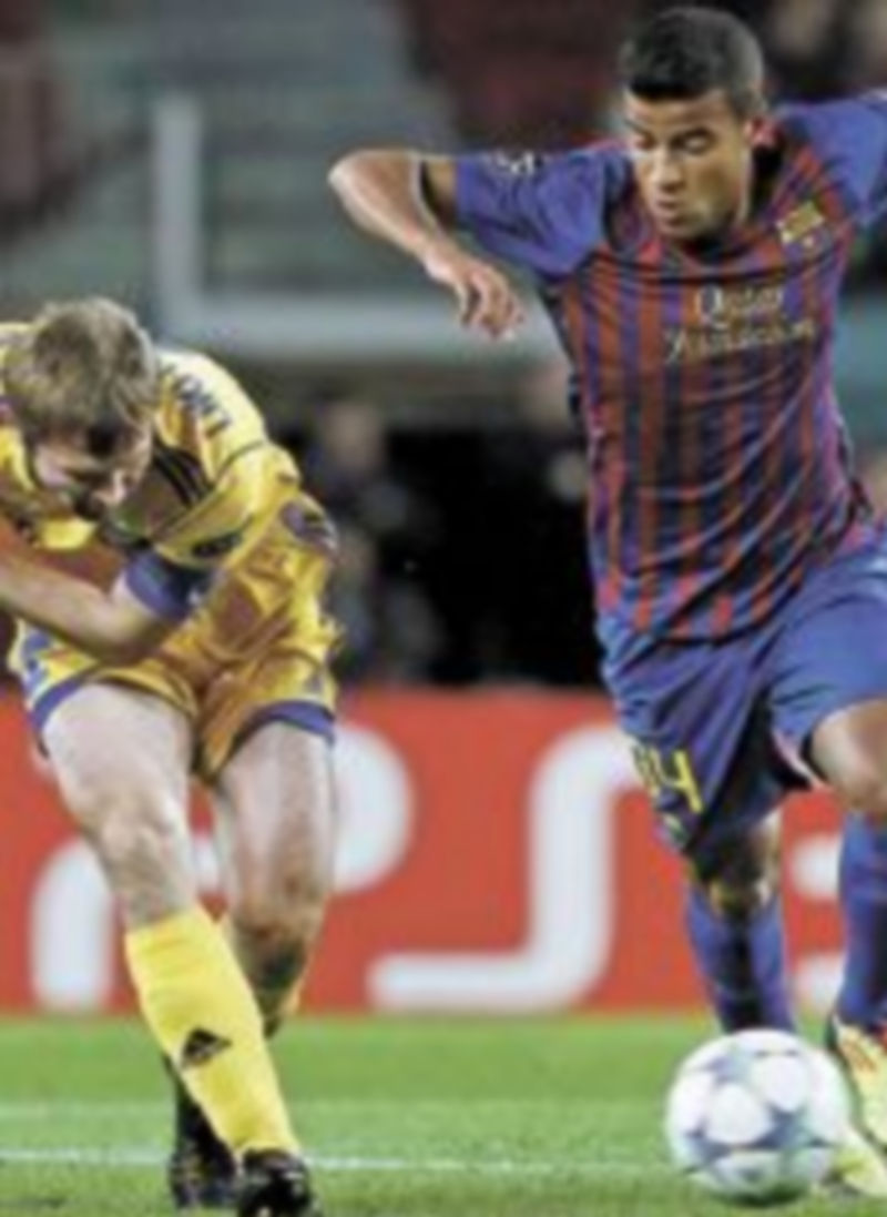 El centrocampista del Barcelona Rafael Alcántara ‘Rafinha’