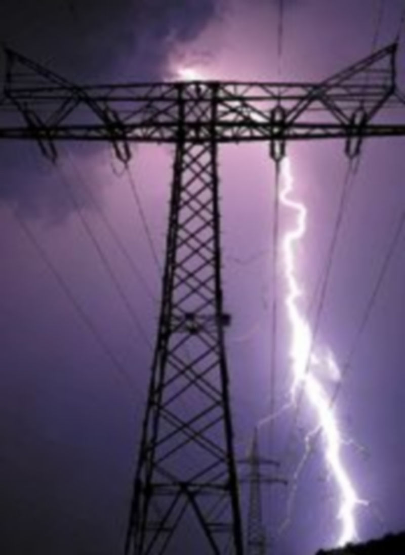 Una torreta eléctrica