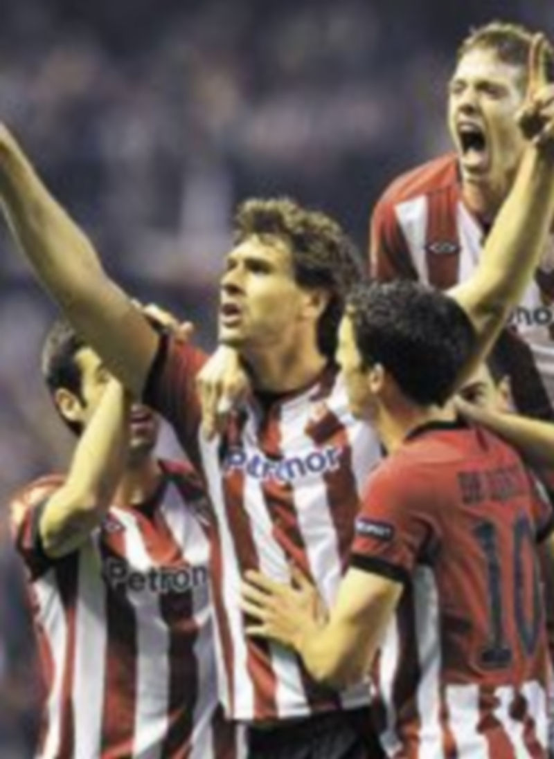 Llorente fue el autor del primer tanto de la escuadra rojiblanca en San Mamés. / Reuters.