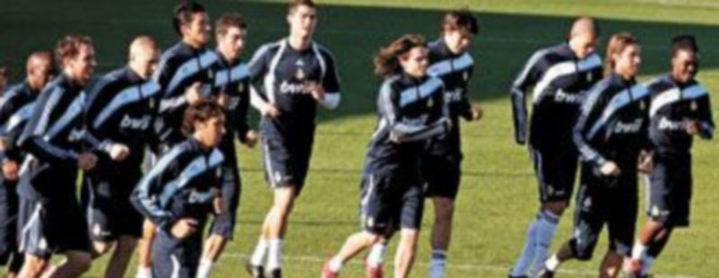 El extremo portugués se ejercitó con normalidad junto al resto de la plantilla ‘merengue’. /EFE