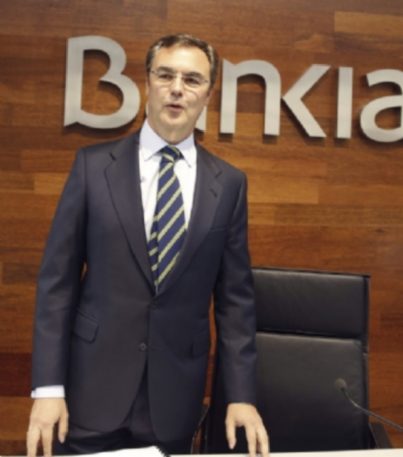 Bankia gana 556 millones en junio, un 11,5% más por alza del margen 1 El consejero delegado José Sevilla a su llegada a la rueda de prensa . / EFE.