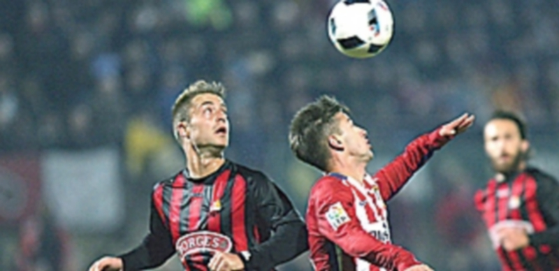 Vietto anotó el primer gol del Atlético y fue uno de los rojiblancos más destacados en la victoria de ayer ante el Reus. / EFE