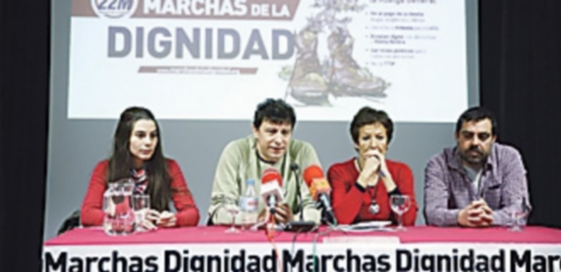La plataforma organizadora de la movilización asegura que se tratará de una marcha “reivindicativa y pacífica”. / EFE