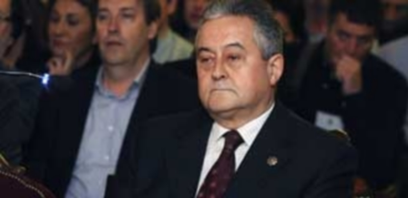 El exmarido de Montserrat y padre de Triana durante la vista oral del juicio. / Efe