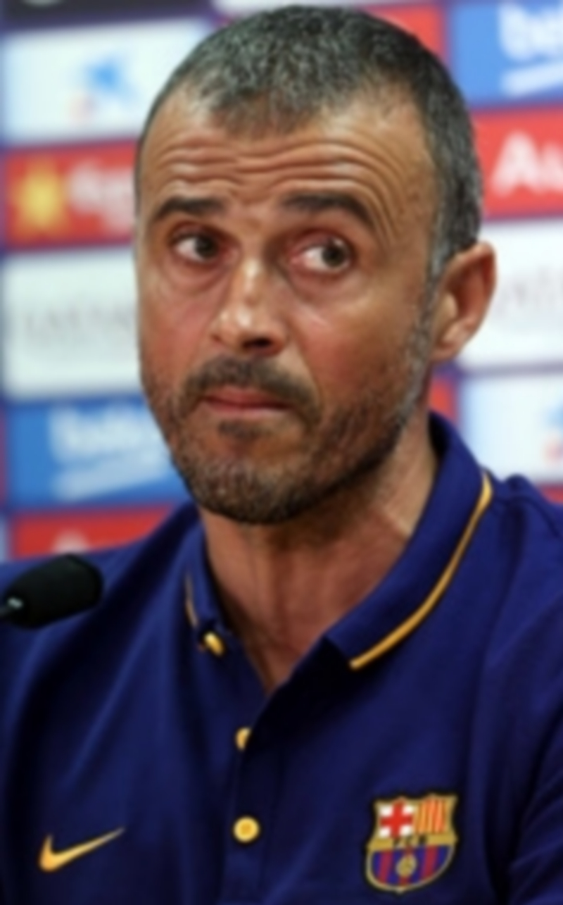 «El triplete es pasado, ahora sólo nos interesa el sextete» 1 Luis Enrique valoró la actualidad azulgrana tras los primeros entrenamientos. / EFE