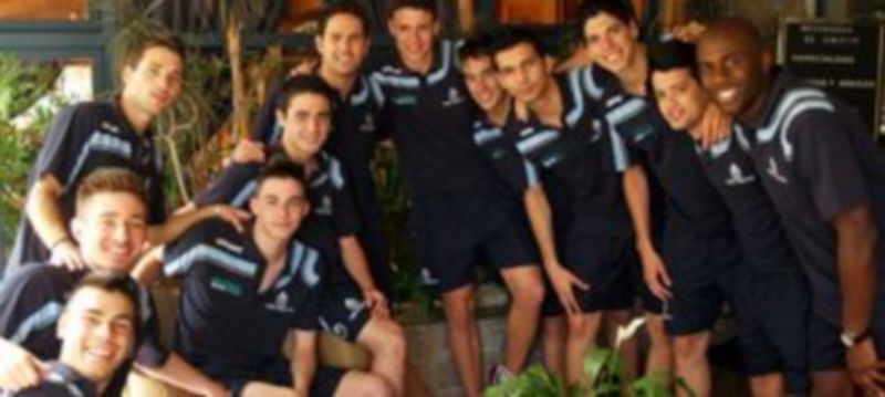 Los jugadores del Caja Segovia