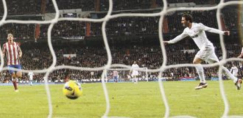 Gonzalo Higuaín celebra el tanto logrado la pasada jornada de Liga frente al Atlético de Madrid