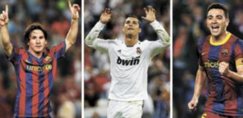 Los dos jugadores del Barcelona y el delantero blanco estarán presentes en la gala del próximo 9 de enero en Zúrich. / Efe.