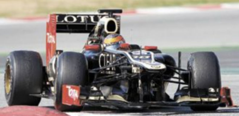 La escudería Lotus se sacó la espina tras abandonar la semana pasada por un problema en el chasis. / Reuters.